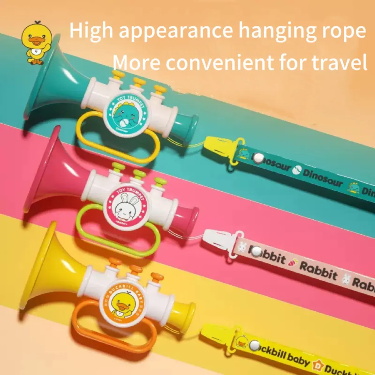 Blowable Musical Instrument for Toddlers – Children's Toy Trumpet with ...