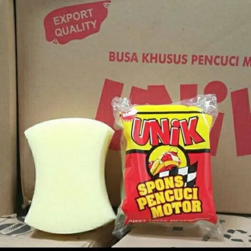 Unik Sponge Spons Cuci Motor Renceng 1Pcs Busa Spon Unik - Shop | Tokopedia