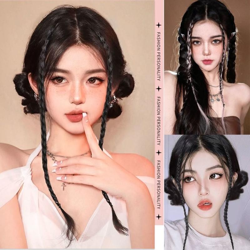 Product Introduction of Fashion With Strong BB Clip Ponytail Hairpiece Lightweight All-in-One Braid Wig Invisible Natural Hair Weaving Extension for Women 10