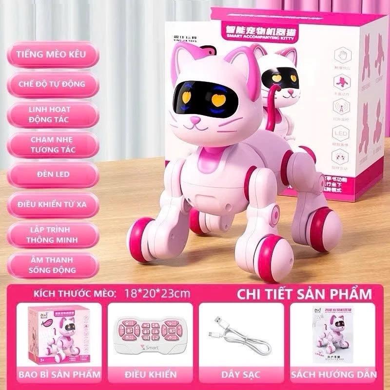 ĐỒ CHƠI CHÚ CHÓ ROBOT THÔNG MINH, ĐÁNG YÊU ĐIỀU KHIỂN TỪ XA SMART6601