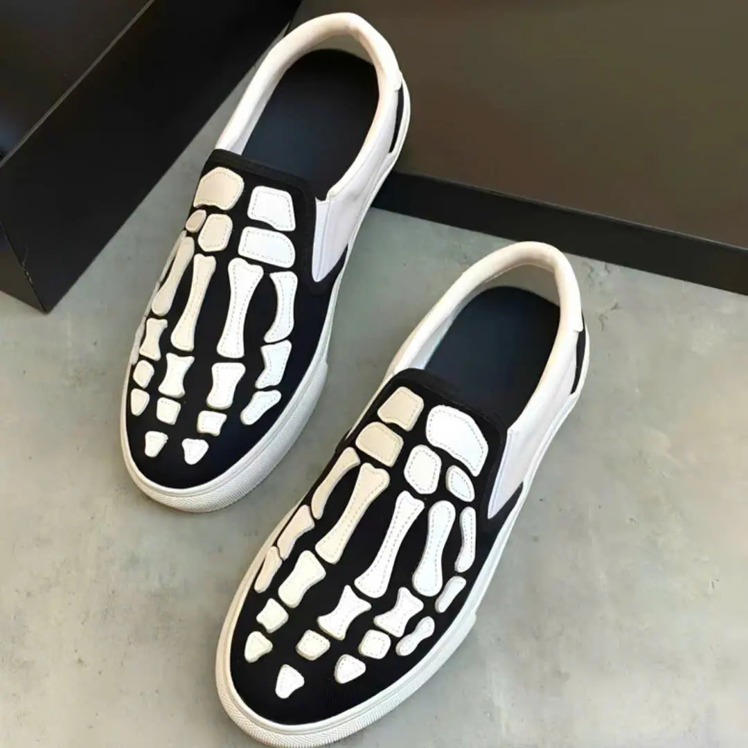 Giầy lười   nam nữ Đủ  size 36-43.họa tiết xương