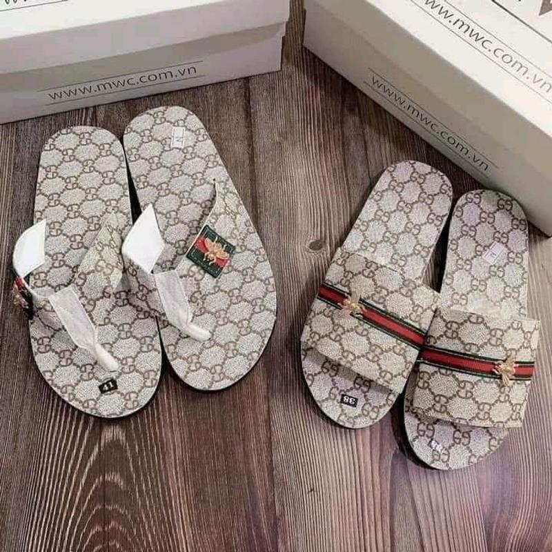 dép cặp  nam nữ  x trắng vàng Đế Bằng Cao Su .sp54 dép  love