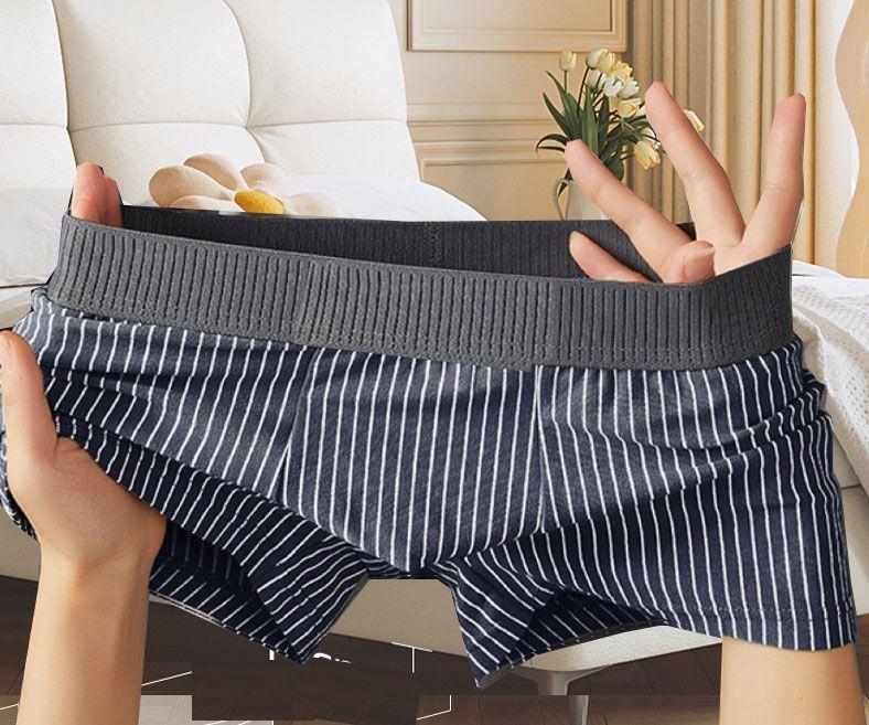Product Introduction of Quần Lót Nam, Quần Boxer Cạp Thường Kẻ Sọc, Thoáng Khí, Bốn Góc, Thể Thao, Thoải Mái, Thích Hợp Cho Giới Trẻ, Hợp Xu hướng 3