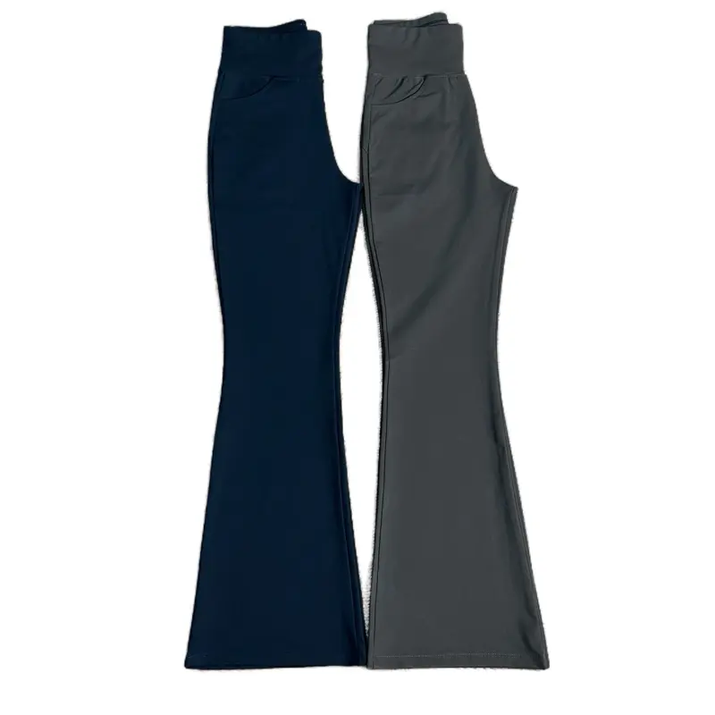 QUẦN LEGGING LOE CẠP CAO NÂNG MÔNG CÓ TÚI TRƯỚC VẢI UMI HÀN CO GIÃN 4 CHIỀU