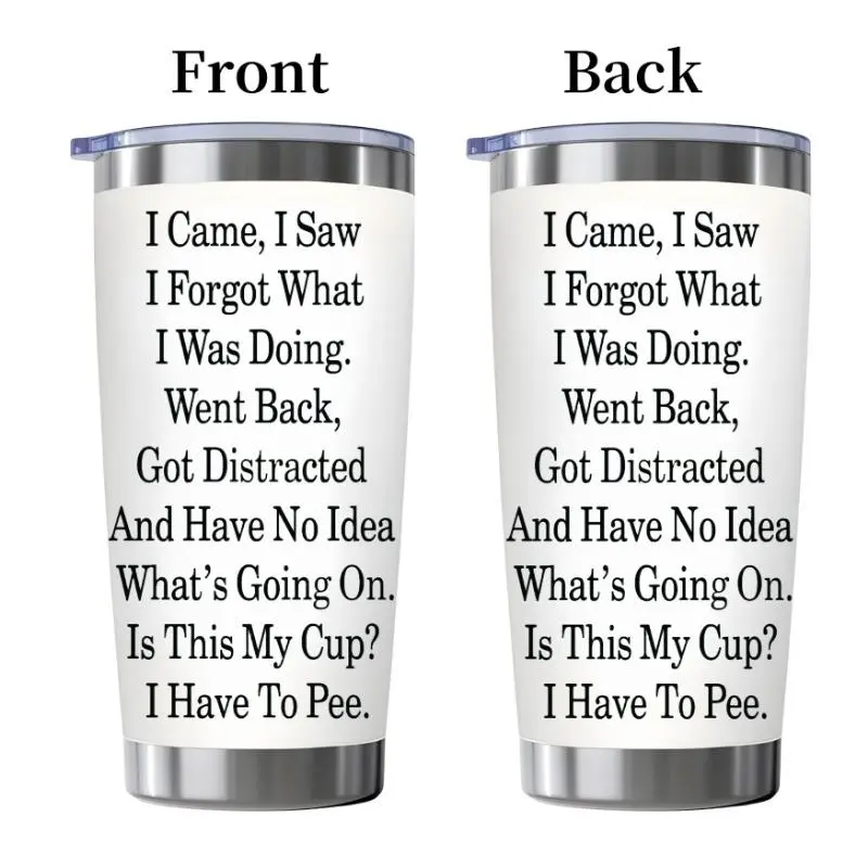 Product Introduction of 20oz Stainless Steel Tumbler with Lid, 1 Count Reusable Car Cup for Hot & Cold Beverages, Perfect Birthday & Holiday Gift 0
