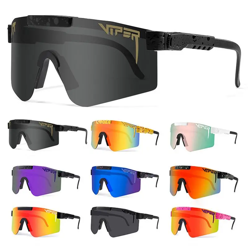 PIT VIPER Cycling Glasses UV400 Polarized Sports Sunglasses Men Bike Goggles Women Running Shades For Fishing Driving Riding MTB