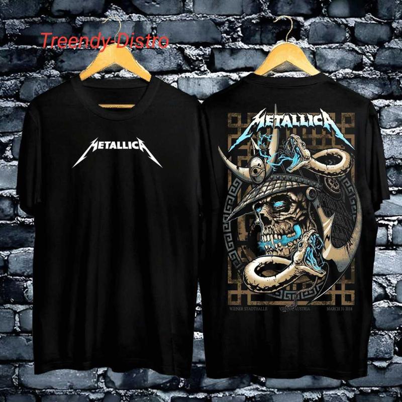 Kaos Premium Pria Tshirt Distro Motif BlackSkull Pakaian Pria / Koas Distro Premium Gaya Liburan 7