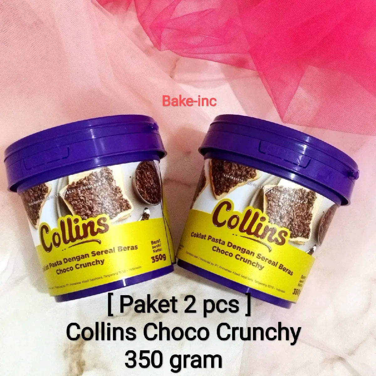 [PAKET 2pcs] 350GRM COLLINS CHOCO CRUNCHY