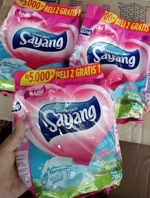 PERPCS Sayang Sabun Detergen Sabun Cuci 260gr
