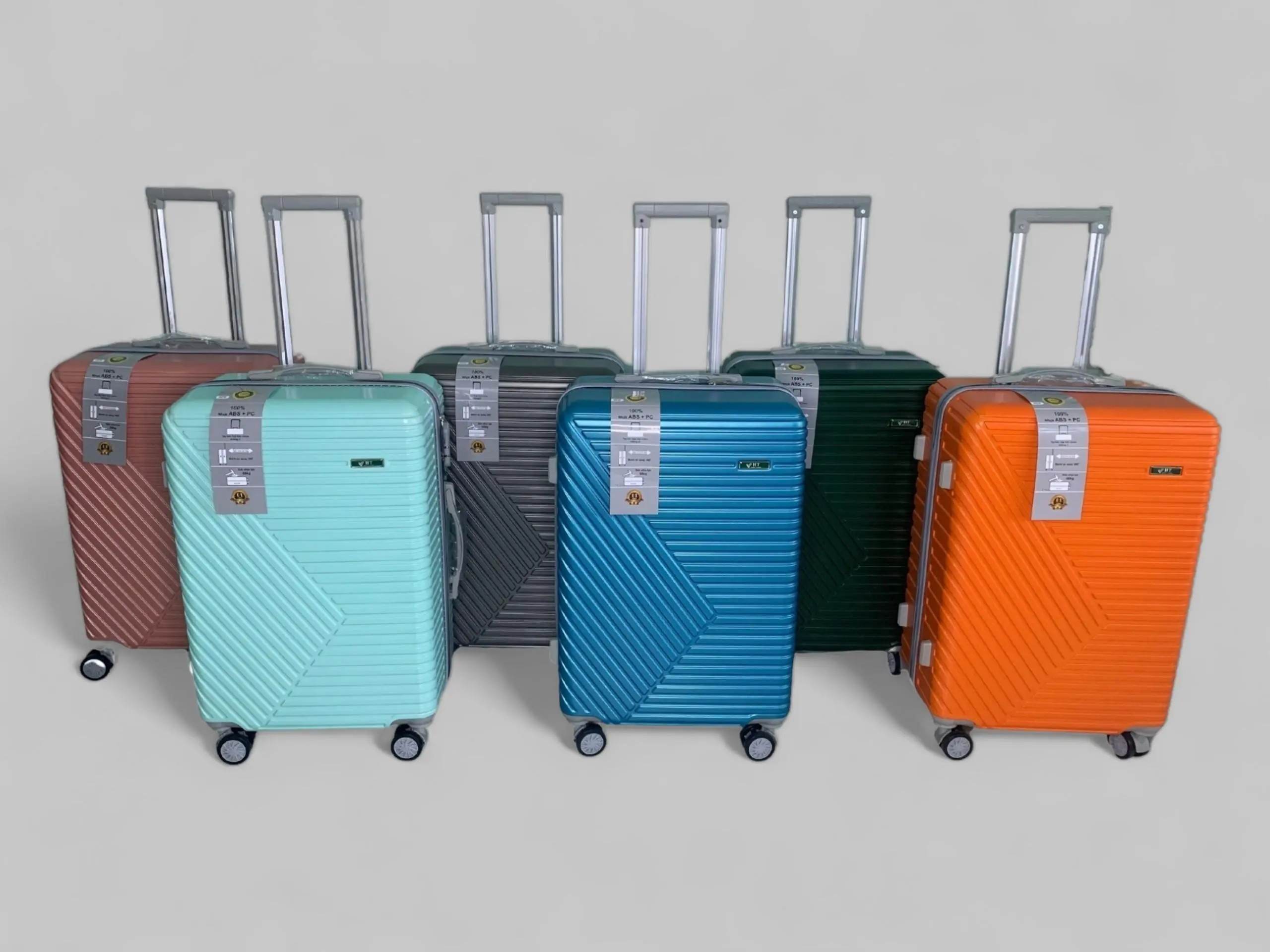 Vali Du Lịch Nhựa ABS Thời Trang Bền Đẹp Size 20-24