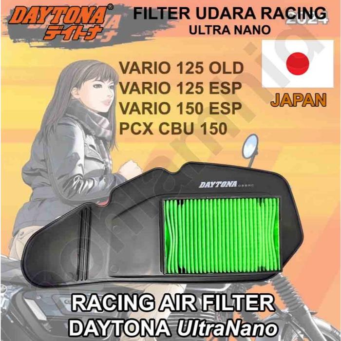 Gambar L-Filter Udara Racing Daytona VARIO 125 OLD, VARIO 125 ESP, VARIO 150 ESP, PCX CBU 150 Daytona Ultra Nano Racing Air Filter 3501 dari bohlamhid Kota Tangerang Tokopedia