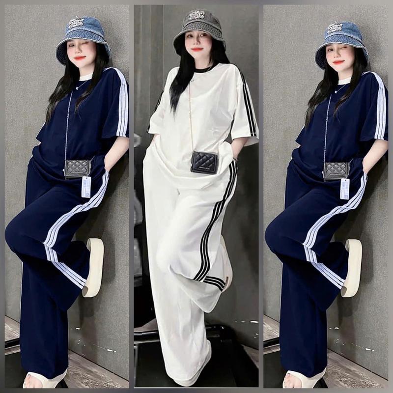 Product Introduction of SÉT NỮ SUÔNG TRƠN VIỀN PHỐI QUẦN SUÔNG ĐỨNG TÔN DÁNG FROM BIGSIZE CO GIÃN THOẢI MÁI Women Top 5