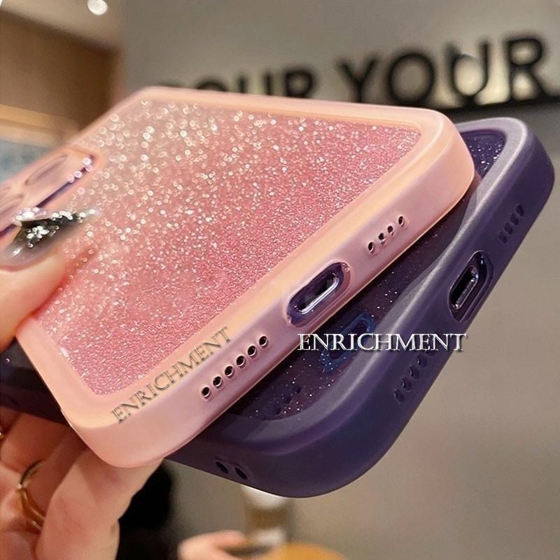 Product Introduction of For Oppo Reno12 Reno12Pro 5G Gradient Bling Casing Transparent Magnetic Ring Holder caseoh harga casing hp Phone Case Shockproof Camera Lens Protector anti slip Back Cover 21