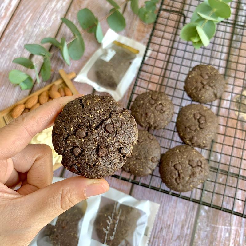 Bánh Quy Hạnh Nhân Chocolate- Ăn Vặt Eatclean- Không Đường, Mẹ Bầu, Gymer, dùng tốt cho sức khỏe 5