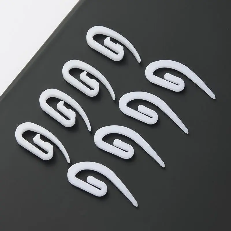 50 Pieces Curtain plastic bus hook Korean car hook hook white hook accessories hook accessories cloth hook track