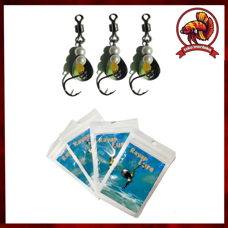 umpan casting lure rayap casting sudah mengunakan swifel untuk wader nila putihan Umpan 2