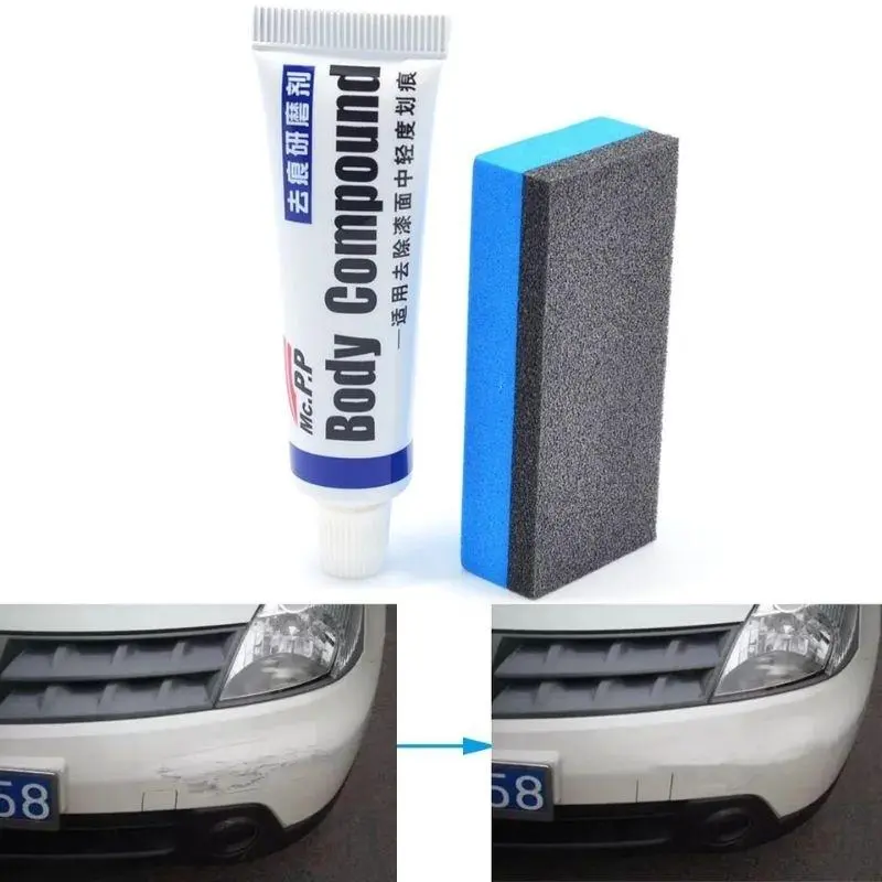 Kompon Mobil Penghilang Baret Kasar Pengkilap Body Mobil Motor Kaca Helm - Rubbing Compound Body Oles Untuk Goresan Lecet Parah Poles Magic Cream Pembersih Noda Kerak Body Mobil Bekas Aspal Bisa Mulus Kembali 2
