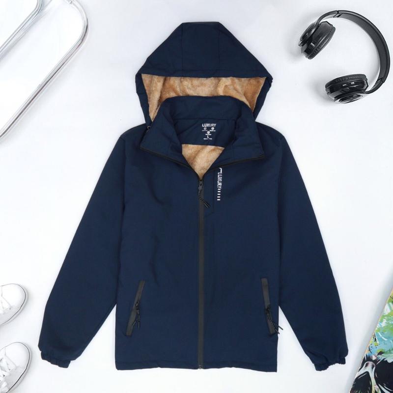 Áo khoác gió nam nữ 2 lớp lót lông cừu cao cấp siêu ấm, áo gió nam nữ phủ nano chống gió cản bụi chống thấm- MANU STUDIO Menswear Cổ Cao áo  khoác Baggy