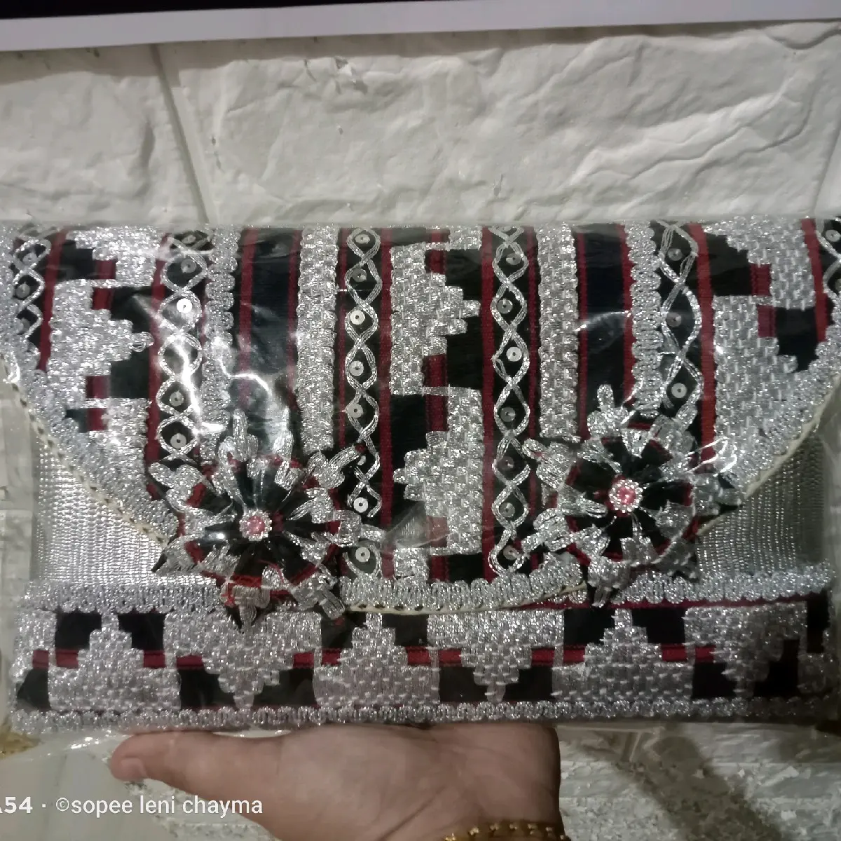 Cluth tapis mix silver size M dan L