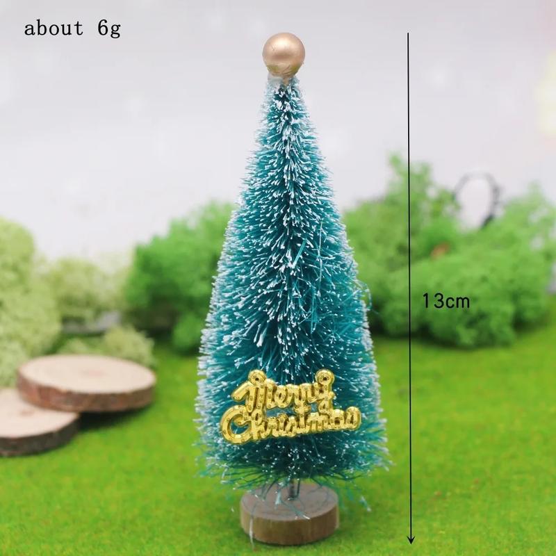 Product Introduction of 1Pc 1:12 Dollhouse Miniature Christmas Tree Cedar Tree Snowflake Pine Needle Tree Doll House Garden Decor Toy Accessories 29