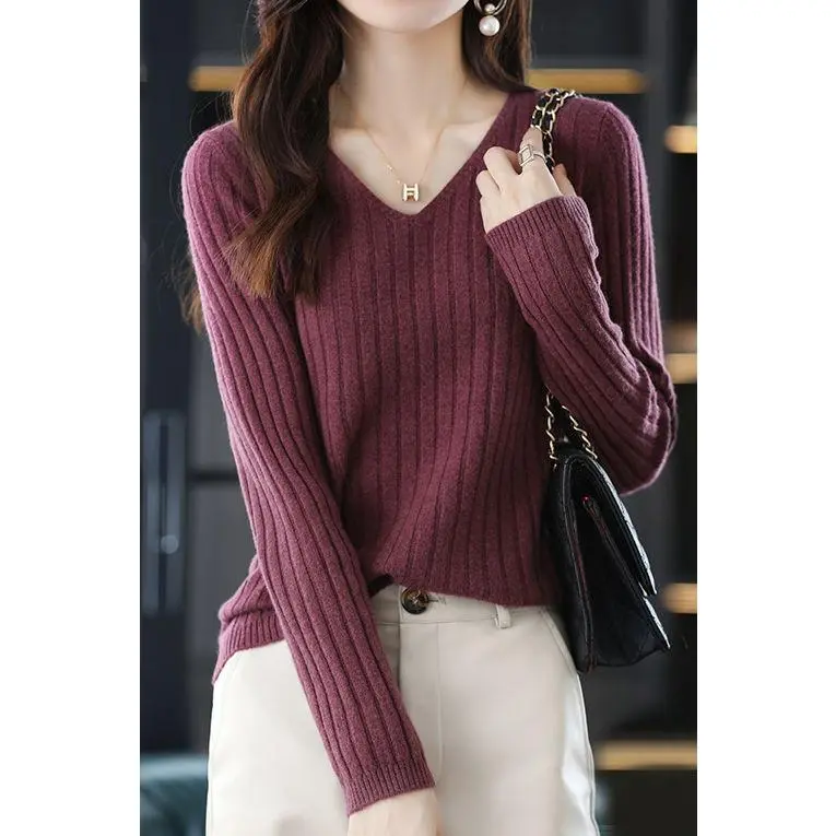 Long Sleeve Knitted Base Layer Top