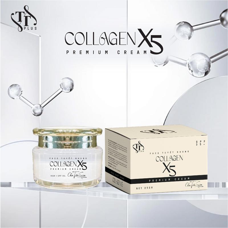 Kem Face Collagen X5 Cẩm Tiên - Hỗ Trợ Ngừa Thâm Mụn