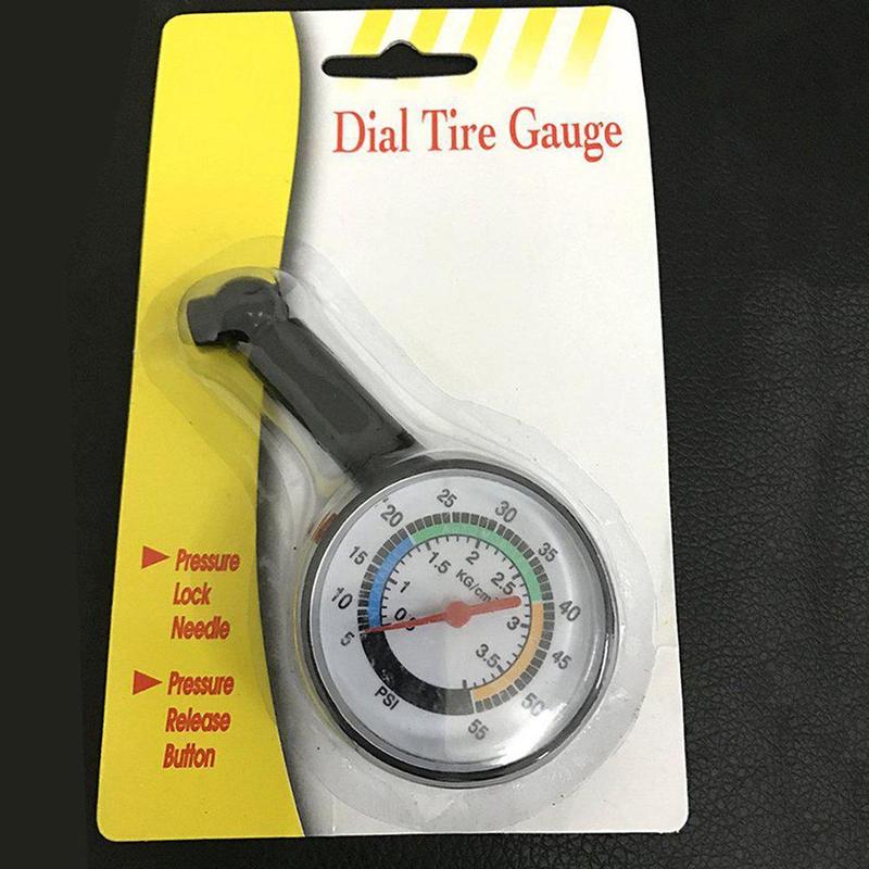 Plastic High-precision Tire Pressure Gauge Measure Tire Pressure Monitor Y5Q7 0