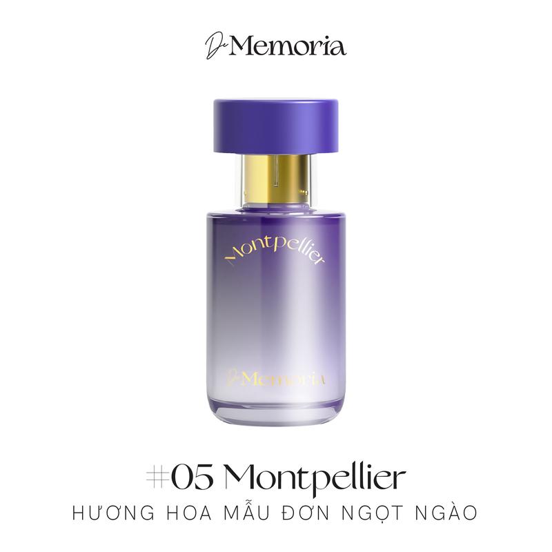 Nước Hoa Nữ Thơm Lâu De Memoria Ngọt Ngào, Hương Hoa Ấm Áp (30ml) - Montpellier 05 BST Ký Ức Đầu Tiên Perfume Women