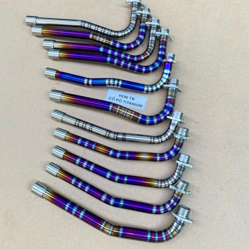 Wave 100cc-50cc - Dream - Cub - Ex 50 - Si 50. Phụ kiện cổ pô Titan cao cấp wave thái 110- wave zx - wave nhỏ