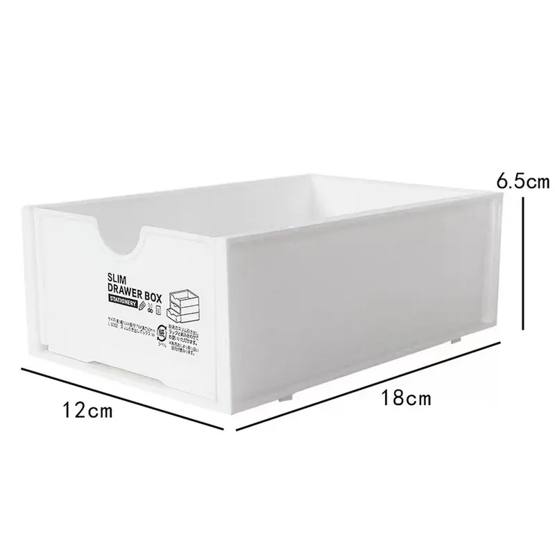 Hộp đựnġ đồ đa năng, kệ tủ đựnġ để bút loại ngăn kéo có thể xếp chồng lên nhau BG28 6