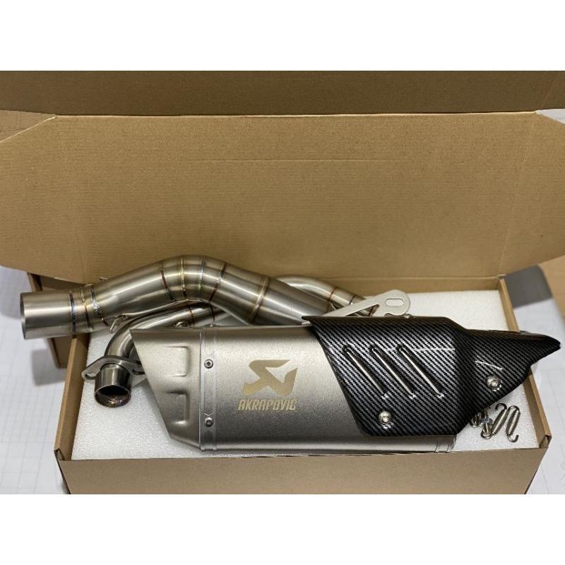  Pô Ak R1 kèm cổ bầu 2 khúc inox 304 có tổ ong gắn cho các dòng xe như exciter 150 155 winnner winnerx Cbr Gsx r15v3 R15v4 TFX 