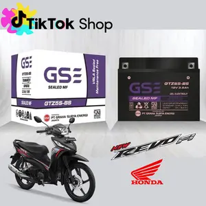 GTZ5S ACCU MF ACU AKI KERING MOTOR HONDA REVO FI BERGARANSI