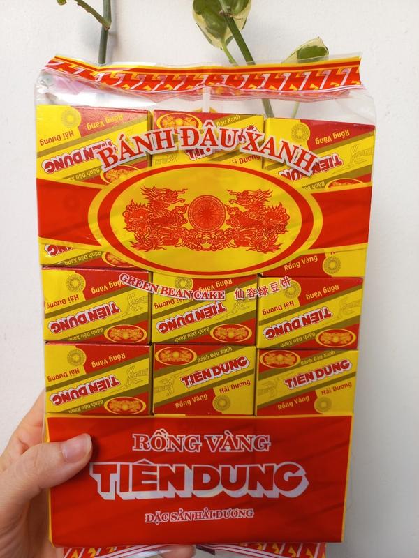 Bánh đậu xanh Rồng Vàng Tiên Dung đặc sản Hải Dương 36 hộp - đồ ăn vặt