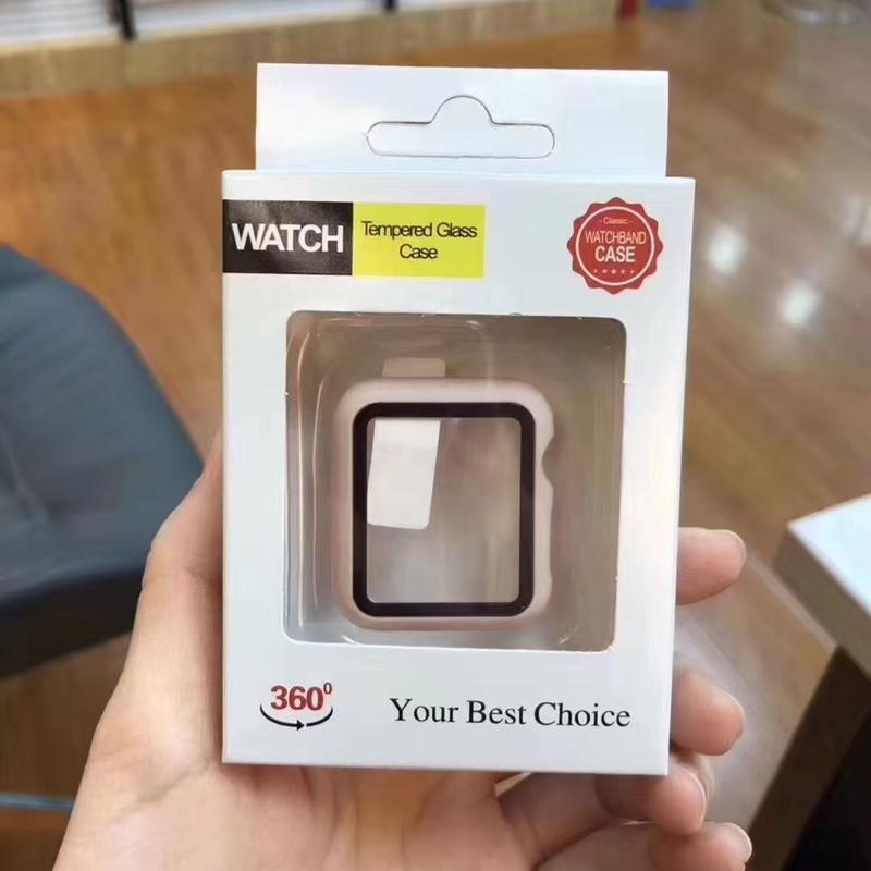 Product Introduction of 25 color choices, Bluetooth smart watch case, all-inclusive matte PC + tempered glass film, suitable for Apple smart watch 2
