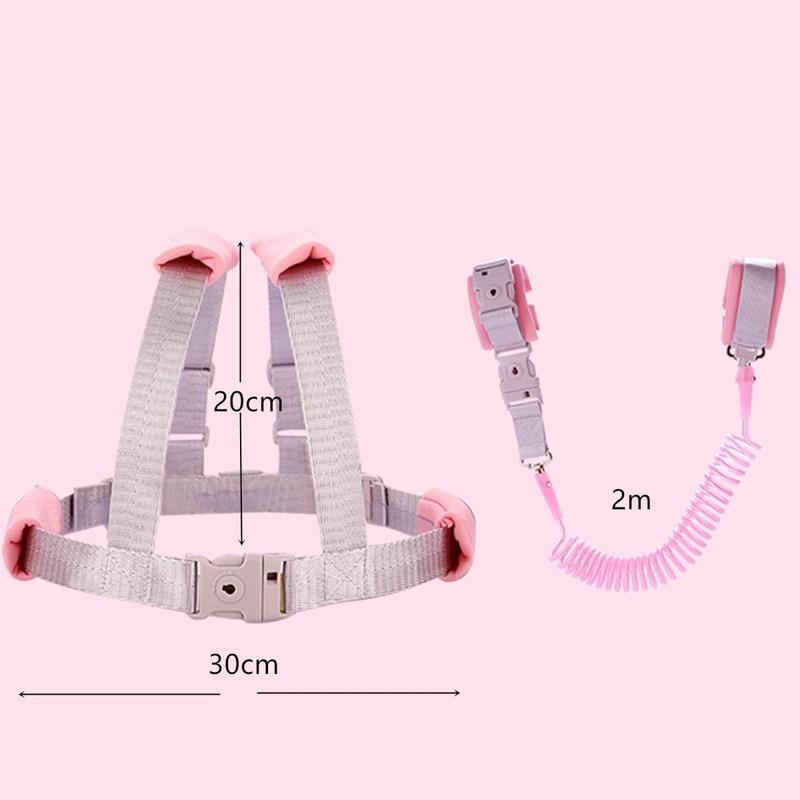 Product Introduction of Infants and Young Children's Loss Prevention Belt Traction Rope Baby Loss Prevention Bracelet 2m Spring Rope Walking Baby Safety 5