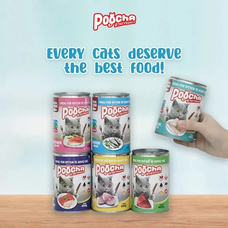 MACKEREL - poocha 400gr promo - makanan kucing - poocha wetfood - For Kitten & Adult Cat. pakan kucing import. pakan kucing tanpa pengawet 3