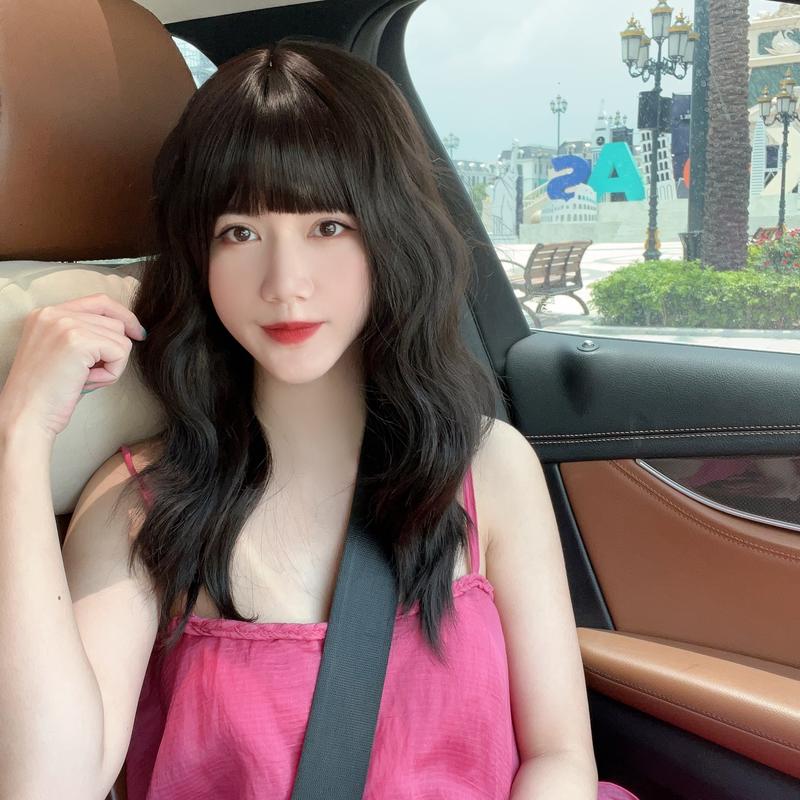 Tóc Giả Nguyên Đầu - Chịu Nhiệt: YDH224 Xoăn Hippie Xù Mì lửng 45cm (Kèm Lược Gỡ Rối + Lưới Trùm) Tóc Giả