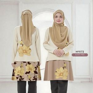 Baju Muslimah, Pakaian Muslimah KELUARGA, Biru, Untuk Dewasa dan Kanak-kanak, Baju Pasangan, Jersi Murah, Jersi Muslimah Malaysia