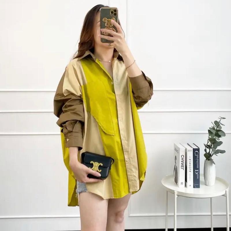 Kemeja Katun Poplin Dua Ukuran - CHIKA 0