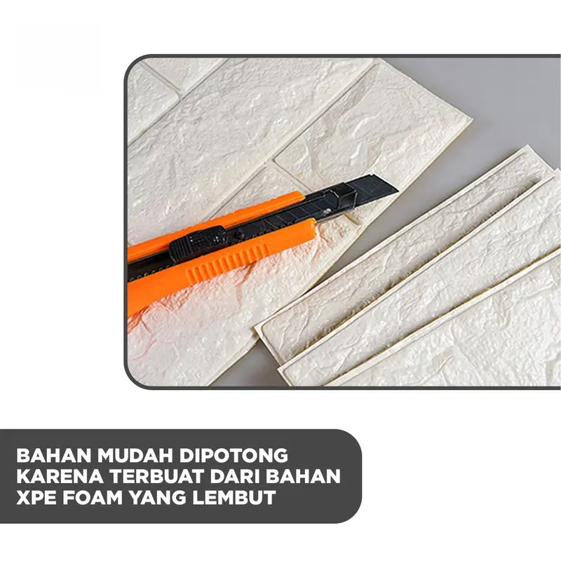 Paket 10 Lembar Wallpaper Dinding Foam 3D Motif Gambar Anak Lucu / Stiker Dinding Walpaper Dekorasi Kamar Anak Lucu 1