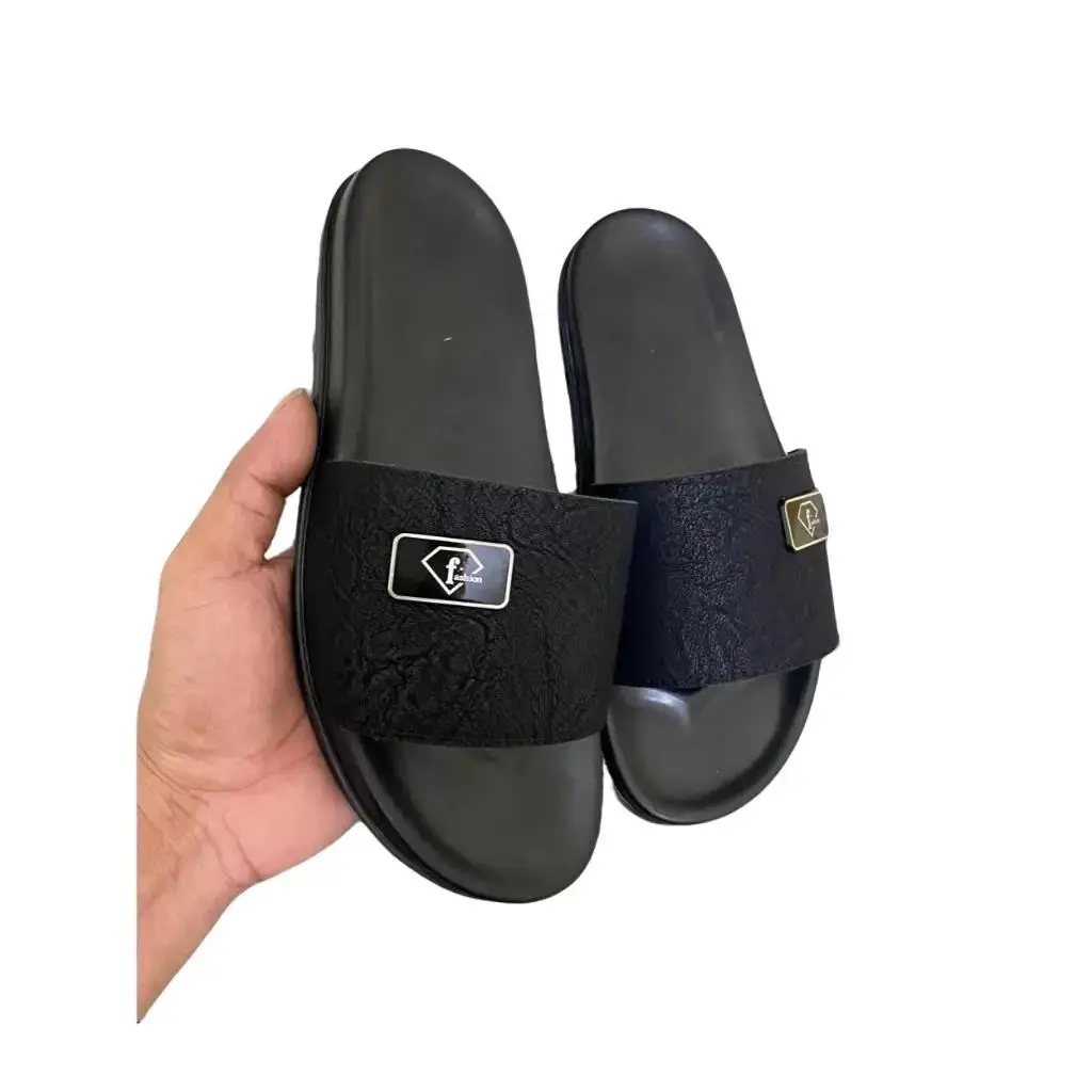 Dép quai ngang nam nữ gắn mác kim cương mới nhất Slipper Đế Bằng Slipper Đế Bằng DéP Đồng