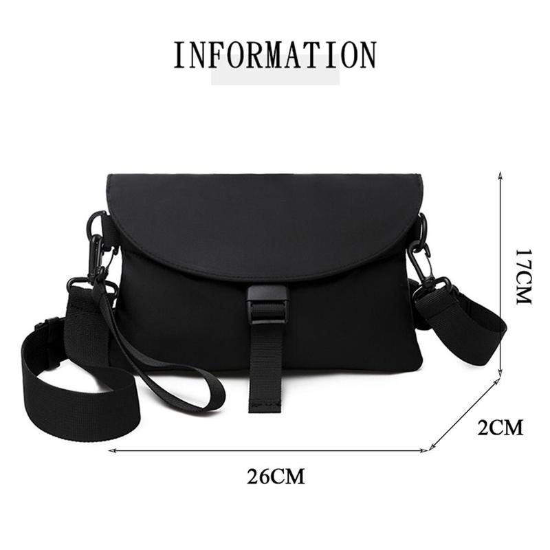 Product Introduction of Men Nylon Chest Pack Cellphone Pouch Outdoor Sports Cross-body Bag Casual Running Cycling Sling Bag 2