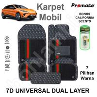 Gambar Karpet Universal 7D MG4 Promate Leather 2 Lapis Koil Garansi - All Black - Maroon dari bohlamhid Kota Tangerang 3 Tokopedia