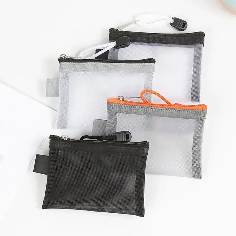 Small Mesh Bag Organizers Handheld and Portable Storage Bag