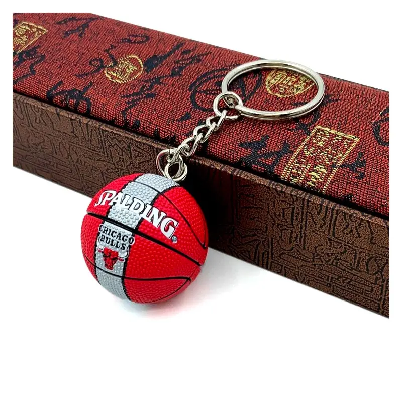 Móc khóa bóng rổ đội bóng chicago bull đỏ Women Móc Khoá