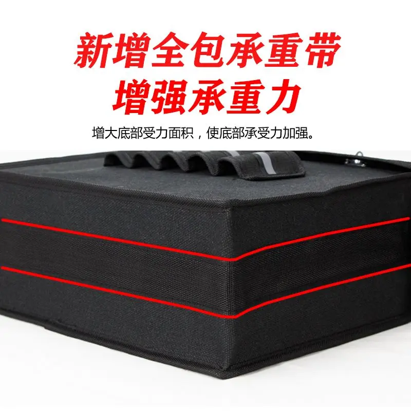 Bộ dụng cụ đa chức năng, Bộ sưu tập 15000 người, Màu đen với lớp lót thêm vải, Túi thợ điện, Túi lưu trữ phần cứng chống mài mòn, Thích hợp cho công trường xây dựng, Bảo vệ Lao động, Túi lớn sửa chữa, Năm 2025 6