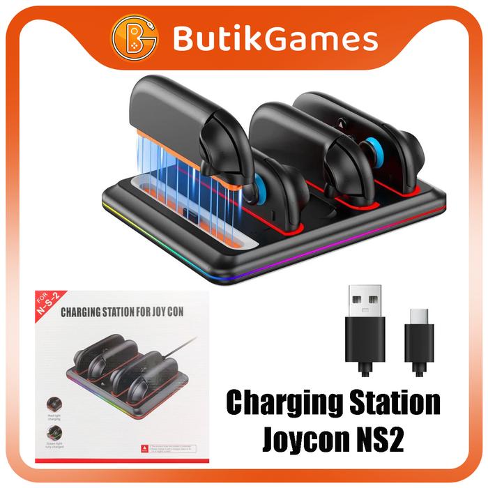Gambar Charging Charger Dock Docking Station Joycon Joy Con Nintendo Switch 2 NS2 Switch2 ZVTE-031 dari Butikgames Kota Administrasi Jakarta Pusat Tokopedia