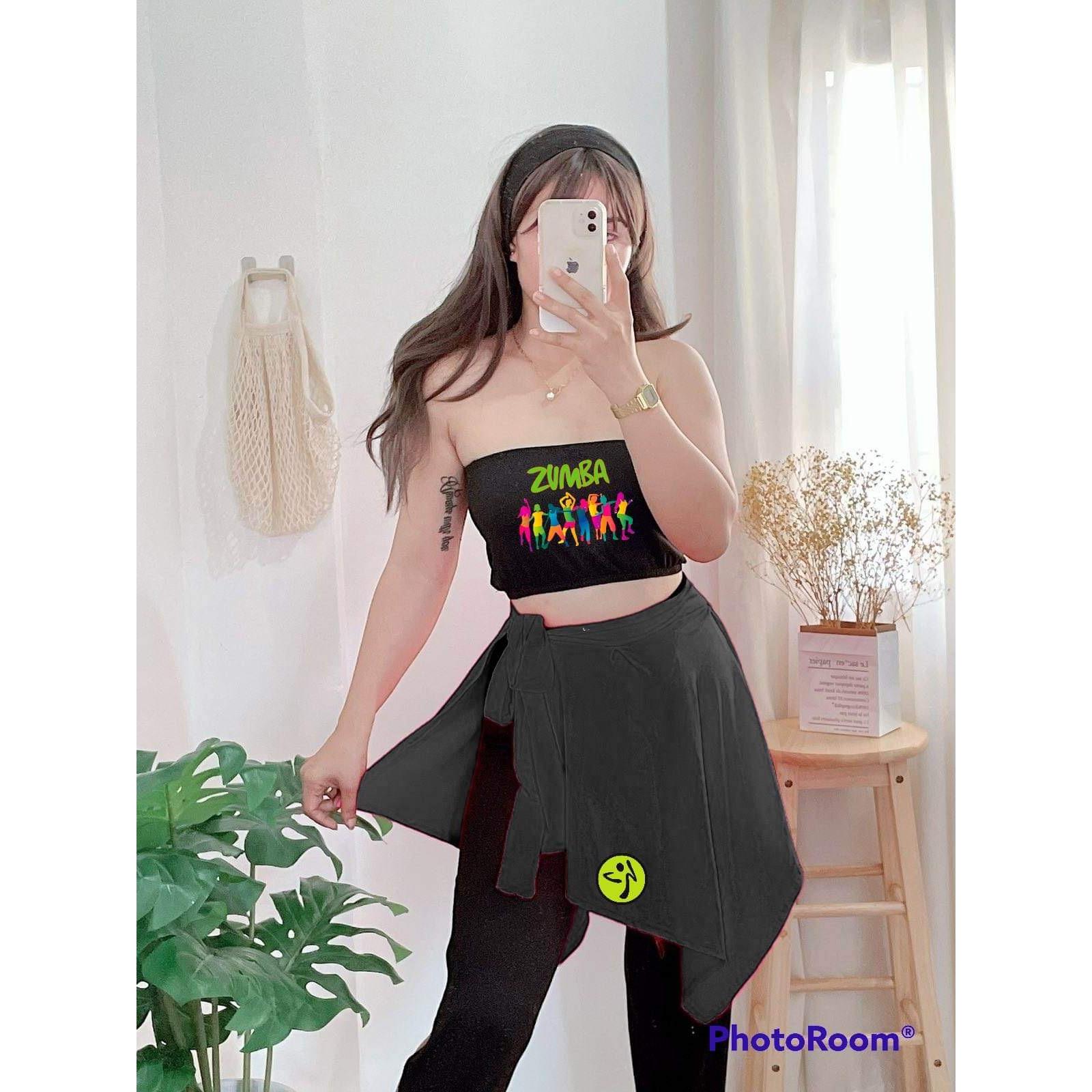 Zumba Überzugsrock oder 3in1 Set Tube Damenbekleidung_voghion.com