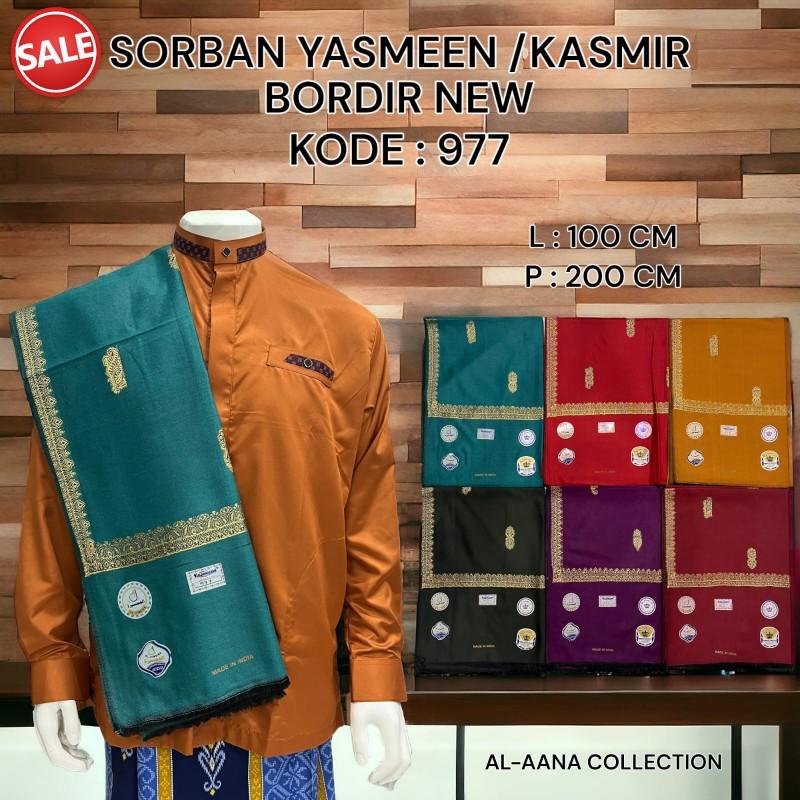 Product Introduction of sorban kasmir yasmin bordir original 1