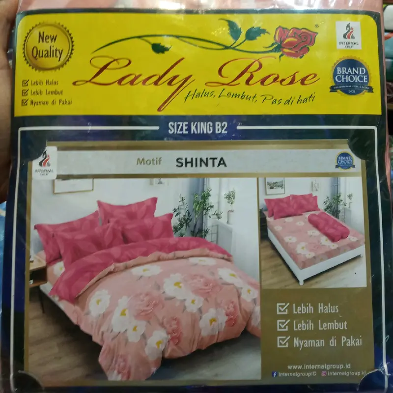 SEPRAI LADDY ROSE 180X200 Katun Bunga King Size 3